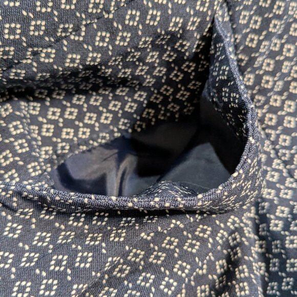 Mario Serrani Women's Bermuda Shorts, Plus Size 16, Navy White, Tummy Control - Picture 4 of 9